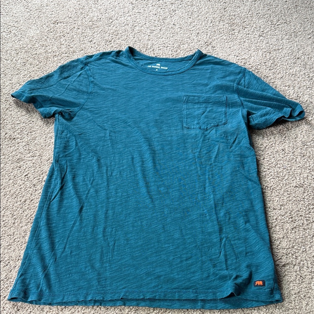 The Normal Brand Teal Short Sleeve Tee